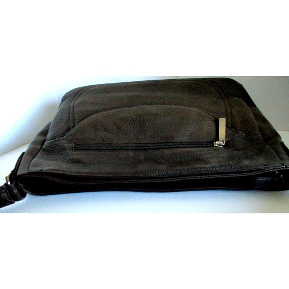 Stone & Co. Brown Leather Shoulder Adjustable Strap Purse - Picture 8 of 12